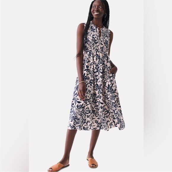 Faherty Dresses & Skirts - Faherty Isha Midi Linen Dress